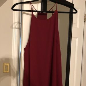 flowy maroon summer shirt